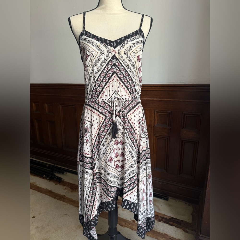 American Rag Black and White Midi Dress